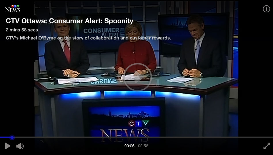 Spoonity on CTV News