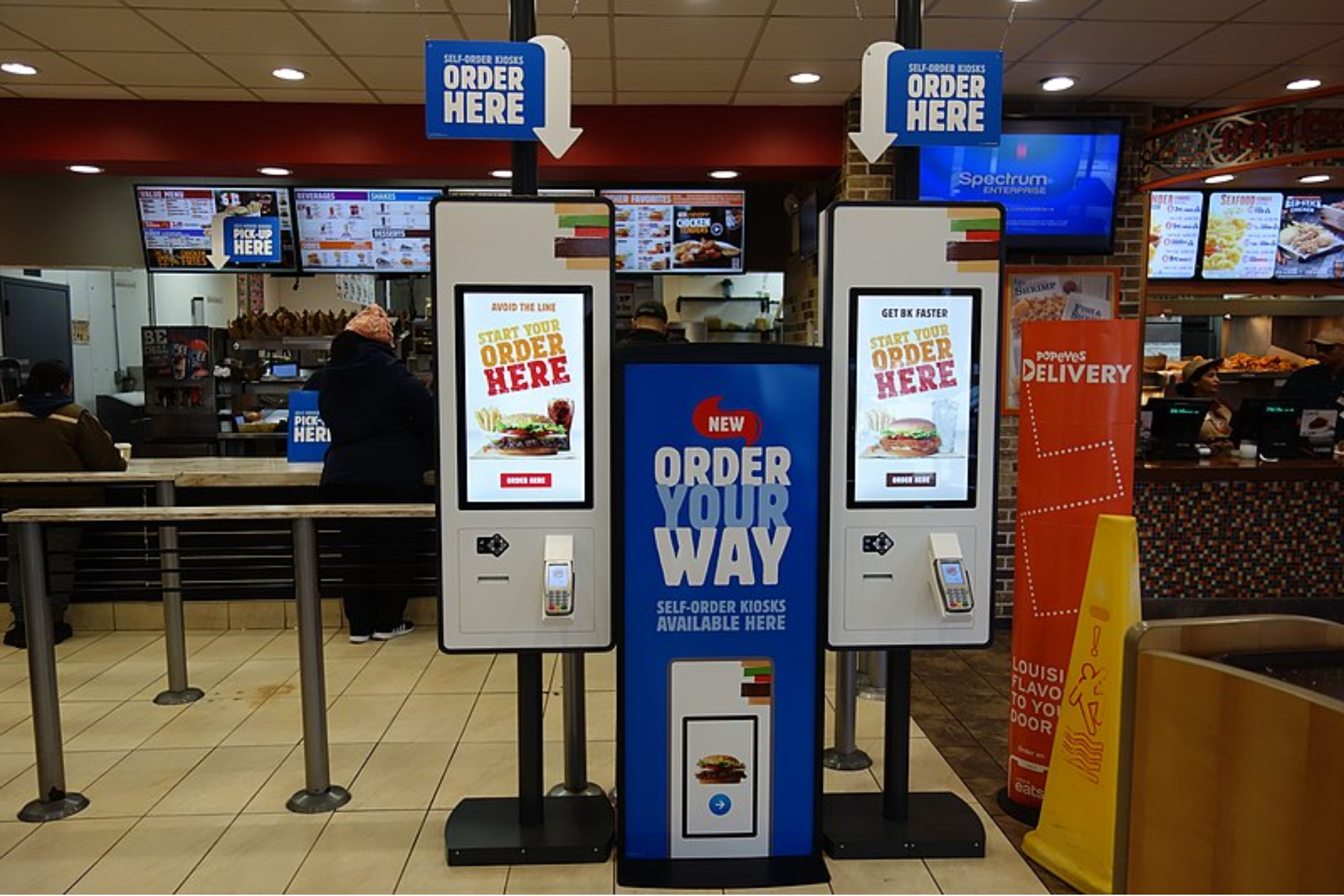 Buger king self service kiosk